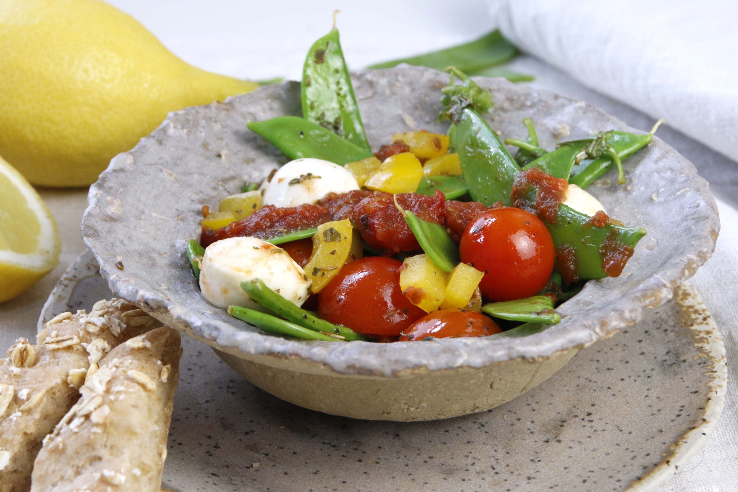 Zuckerschoten-Salat - hannoverspeist